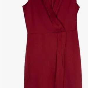 Ted Baker Burgundy Midi Dress